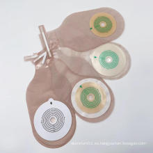 Bolsa de colostomía médica con sello de tira de aluminio para la bolsa de ostomía de cuidado de estoma